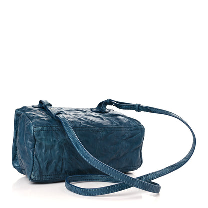 Givenchy Tumbled Sheepskin Mini Pandora Peacock Blue 3 of 9
