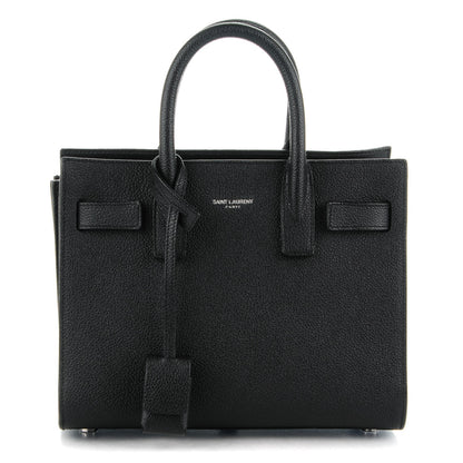 Saint Laurent Grained Calfskin Nano Sac De Jour Black 1 of 7