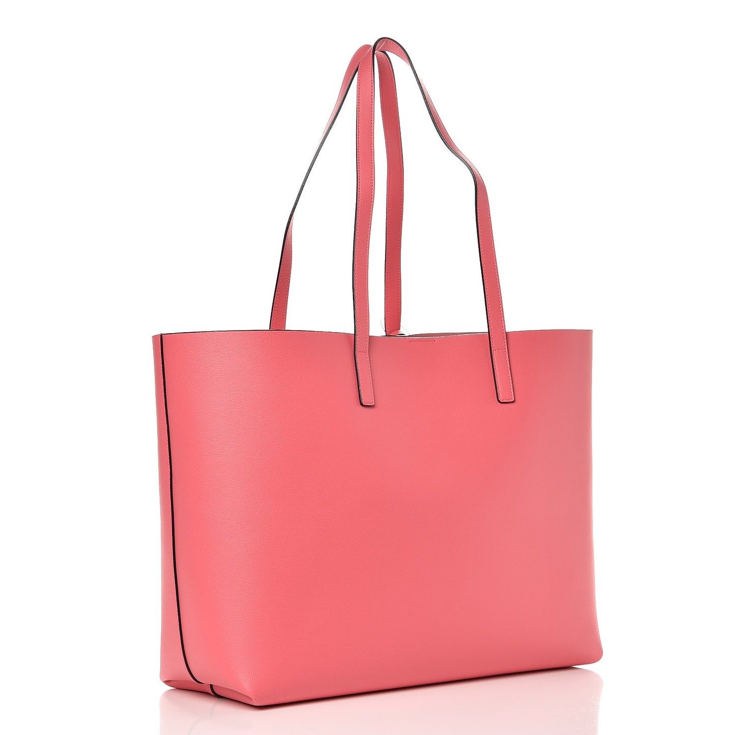 Calfskin Large Shopping Tote Pale Rose
