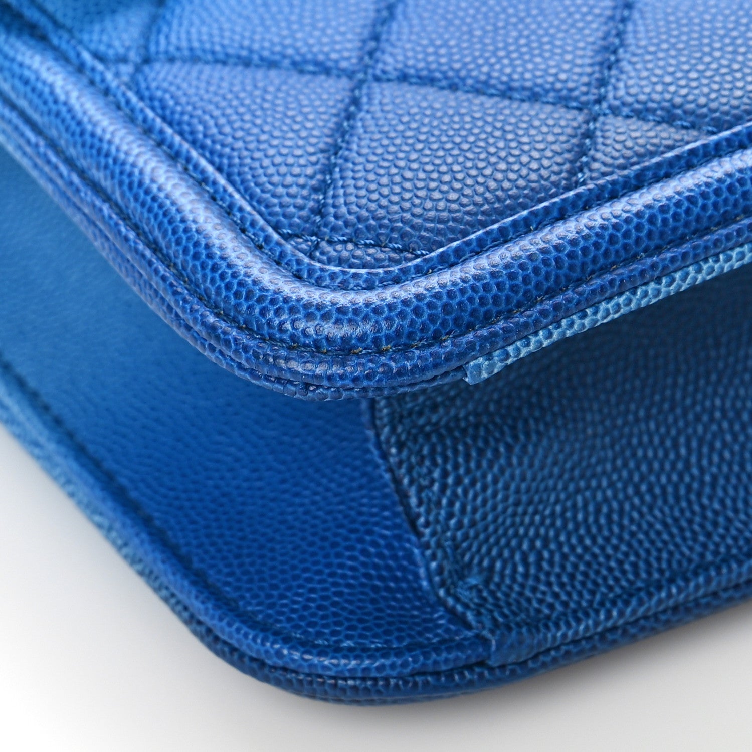 Chanel Caviar Quilted Medium Sunset On The Sea Flap Blue 8 of 9