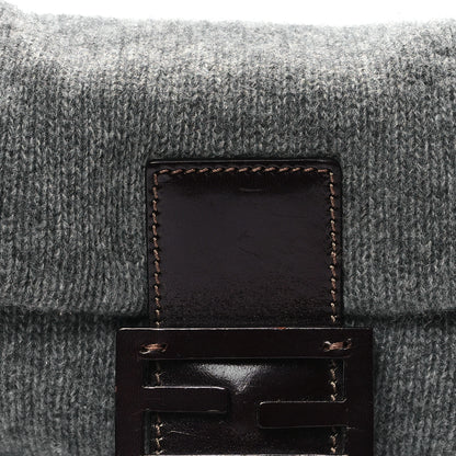 Fendi Knit Baguette Dark Grey 7 of 10