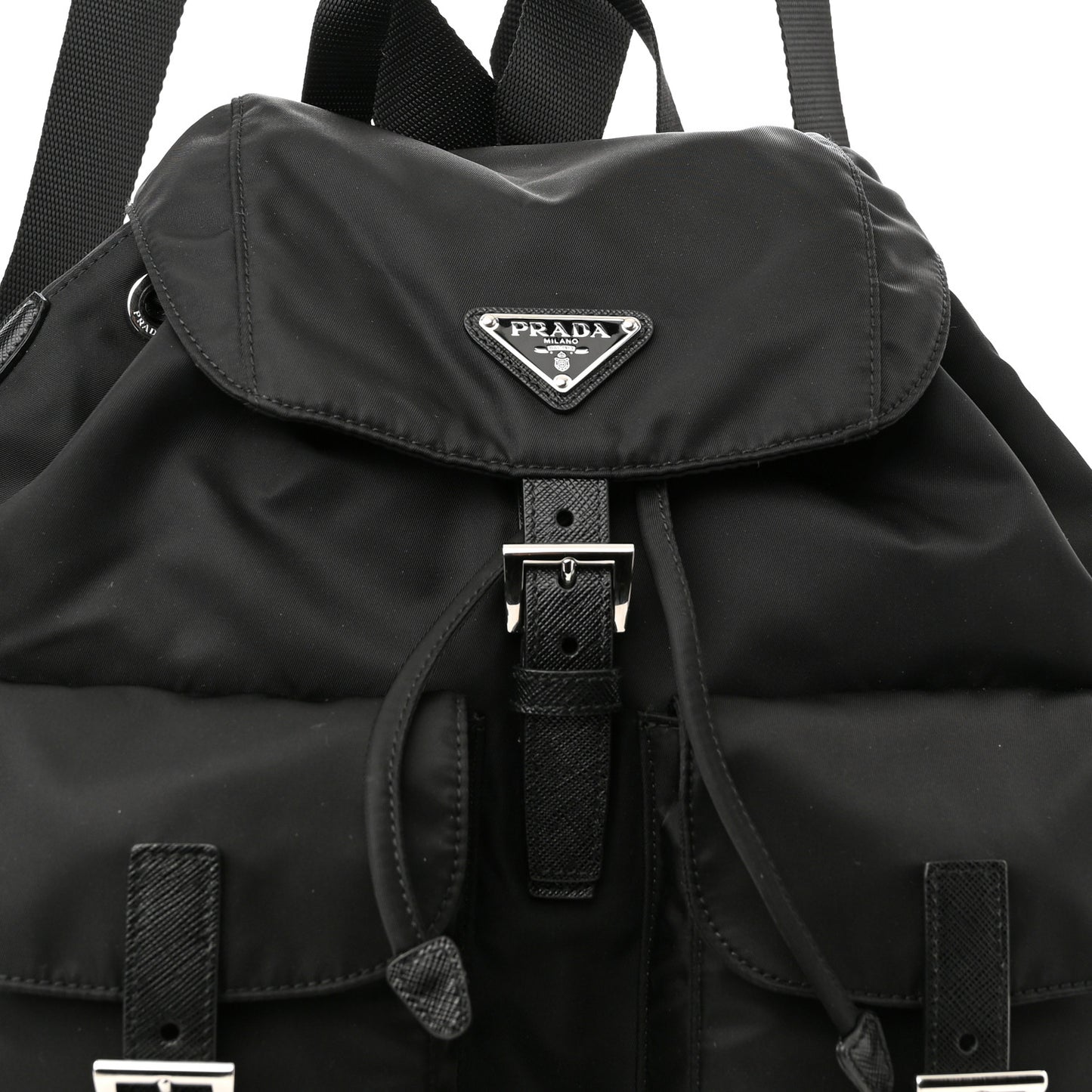 Nylon Vela Medium Backpack Black