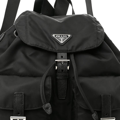Prada Nylon Vela Medium Backpack Black 8 of 10