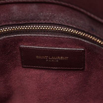 Saint Laurent Calfskin Large Sac De Jour Carryall Bordeaux 7 of 11