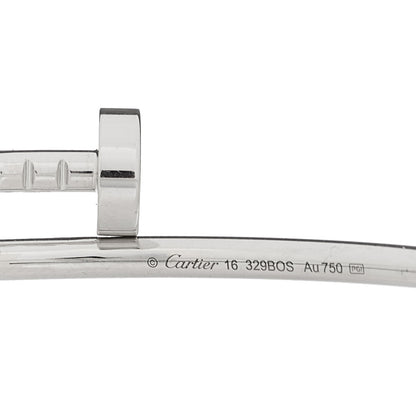 Cartier 18K White Gold Small Juste Un Clou Bracelet 16 2 of 5