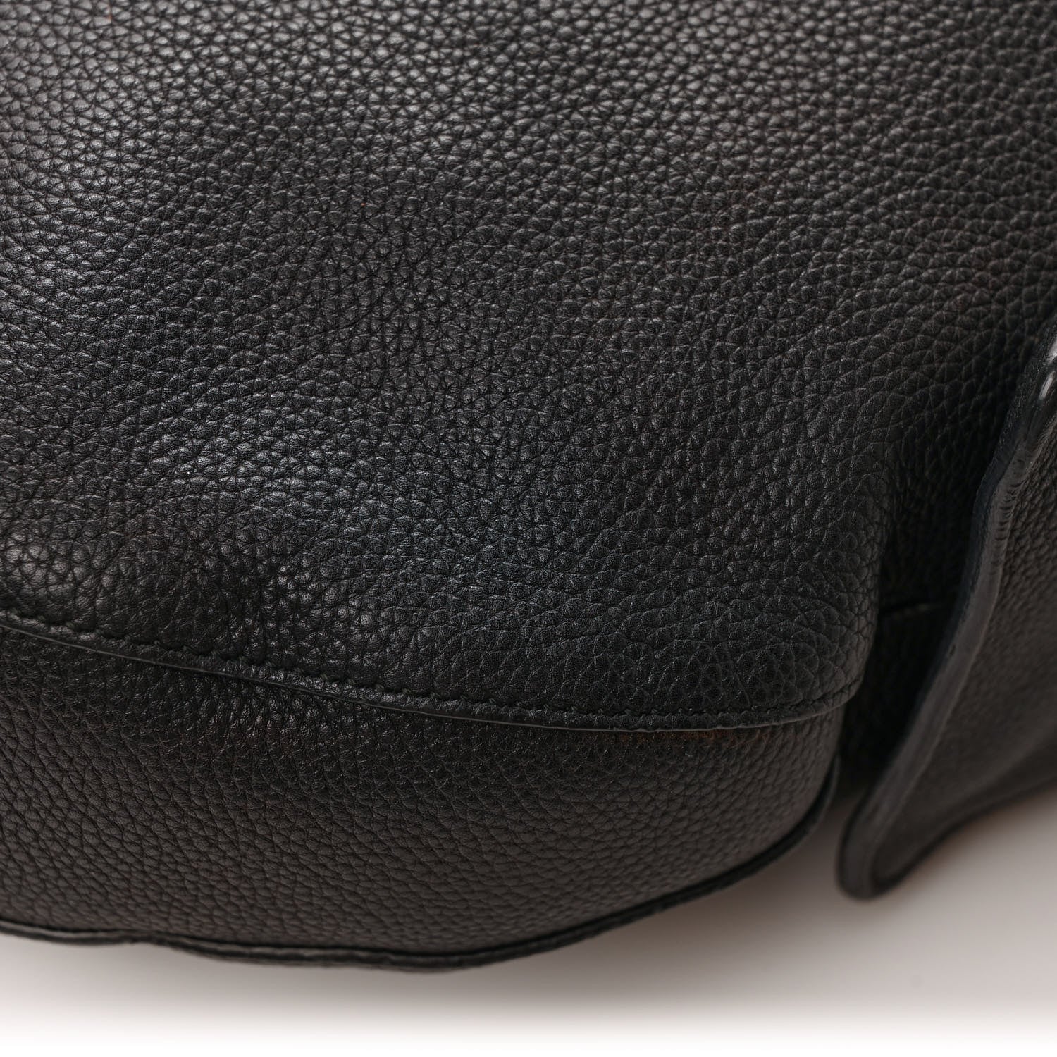 Salvatore Ferragamo Grained Calfskin Hobo Black 10 of 10
