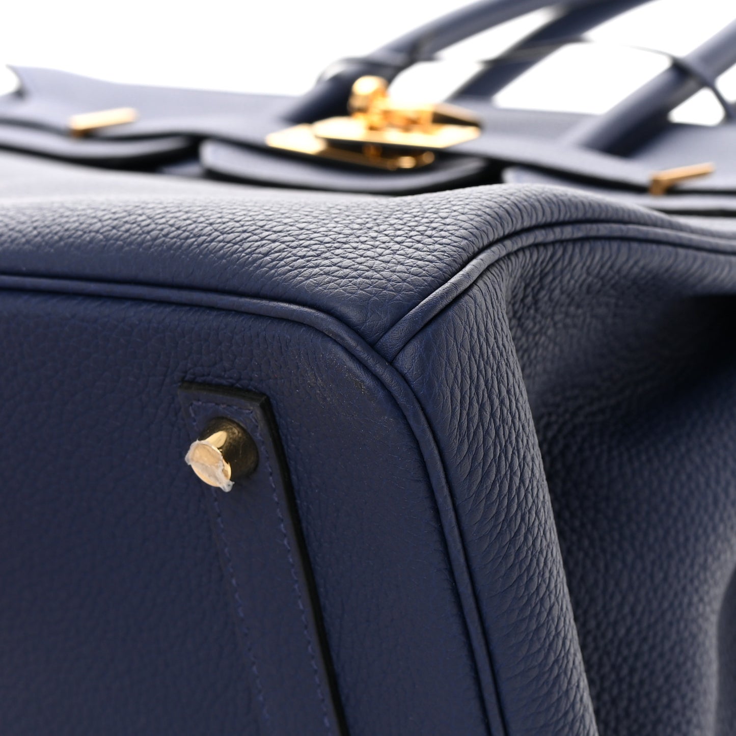 Togo Birkin 35 Bleu Saphir