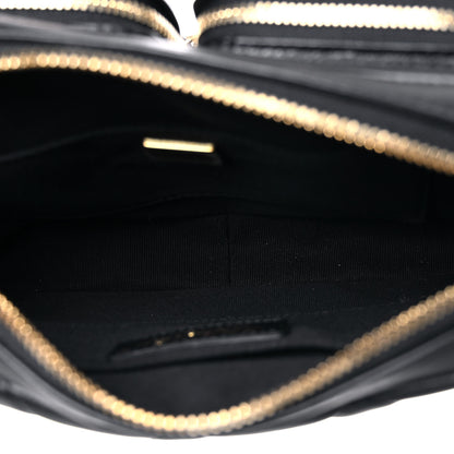 Chanel Calfskin Quilted Small Camera Case Black 5 of 11