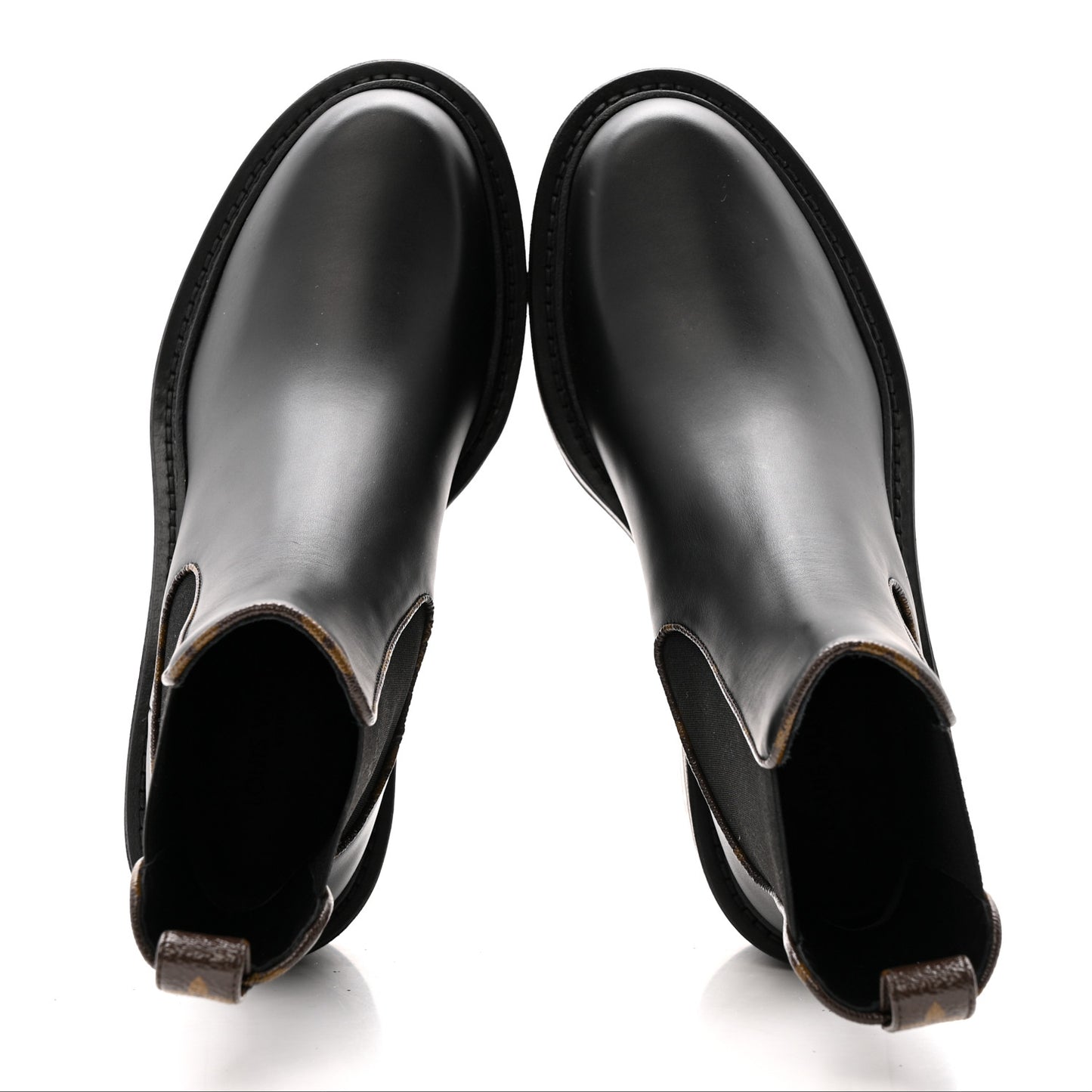 Calfskin Monogram Beaubourg Ankle Boots 37 Black