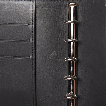 Louis Vuitton Mat Monogram Small Ring Agenda Cover Black 10 of 11