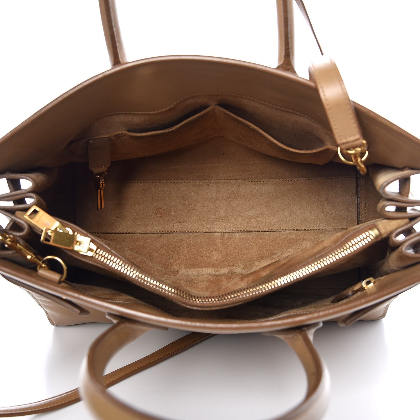 Calfskin Small Sac De Jour Taupe