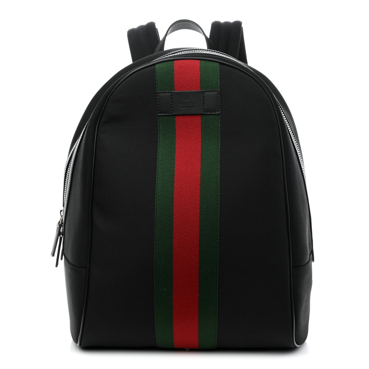 Techno Canvas Web Backpack Black