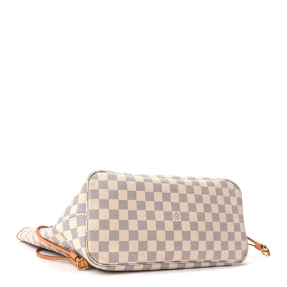 Louis Vuitton Damier Azur Neo Neverfull MM Rose Ballerine 5 of 11