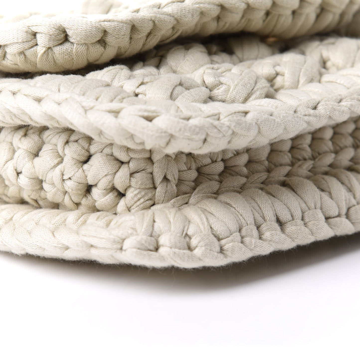 Jersey Crochet Shoulder Bag Plaster