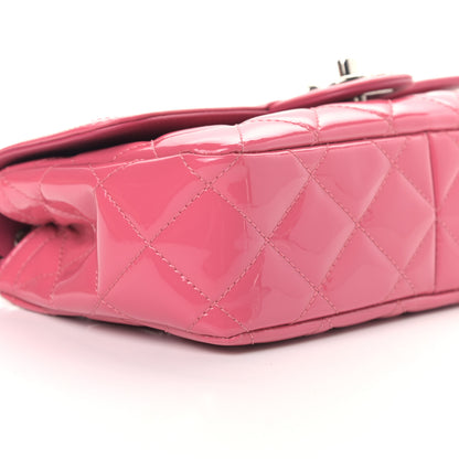 Chanel Patent Quilted Small Coco Shine Flap Pink 8 of 10