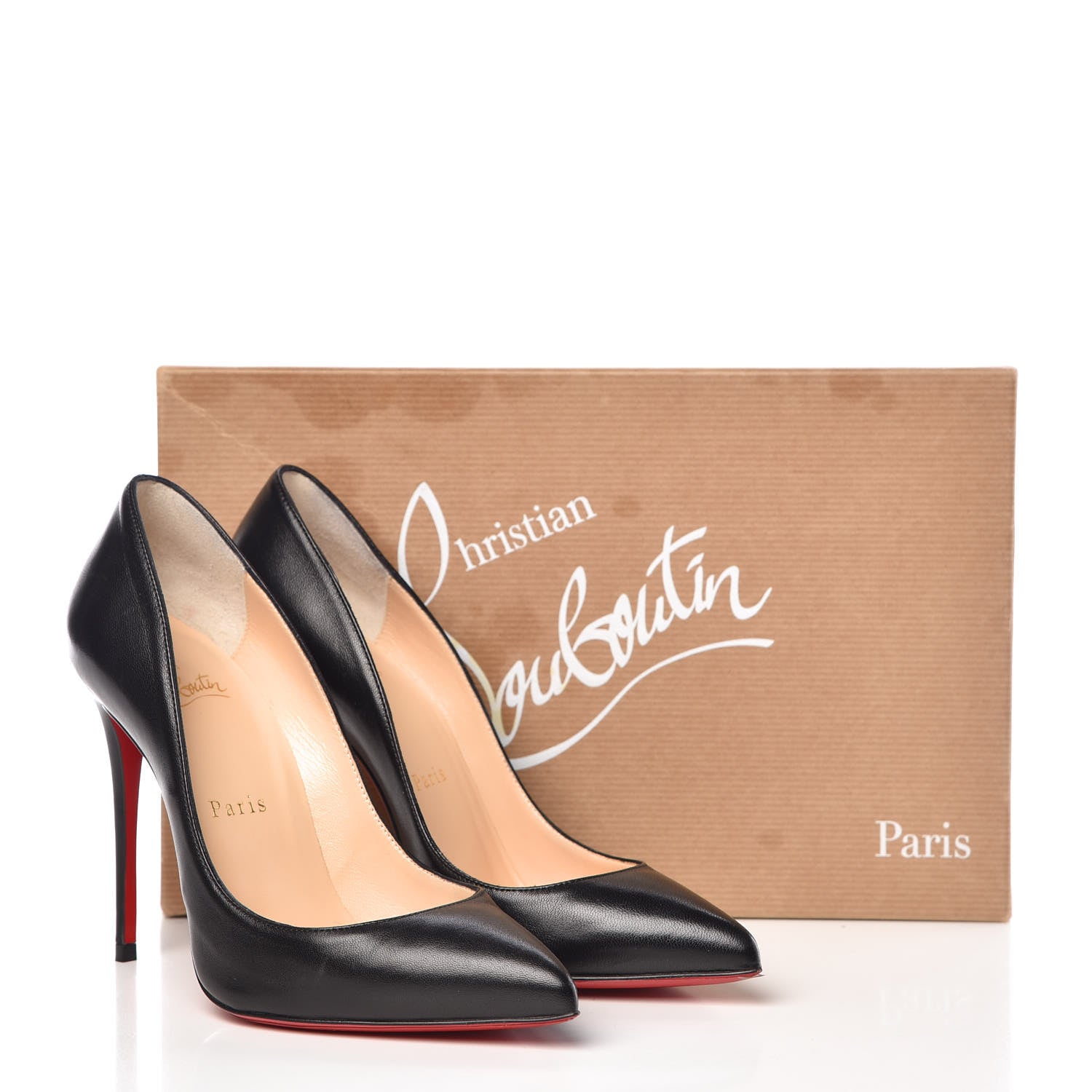 Christian Louboutin Shiny Nappa Pigalle Follies 100 Pumps 36 Black 9 of 9