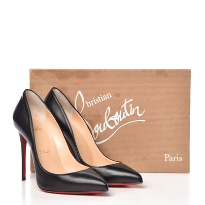 Christian Louboutin Shiny Nappa Pigalle Follies 100 Pumps 36 Black 9 of 9