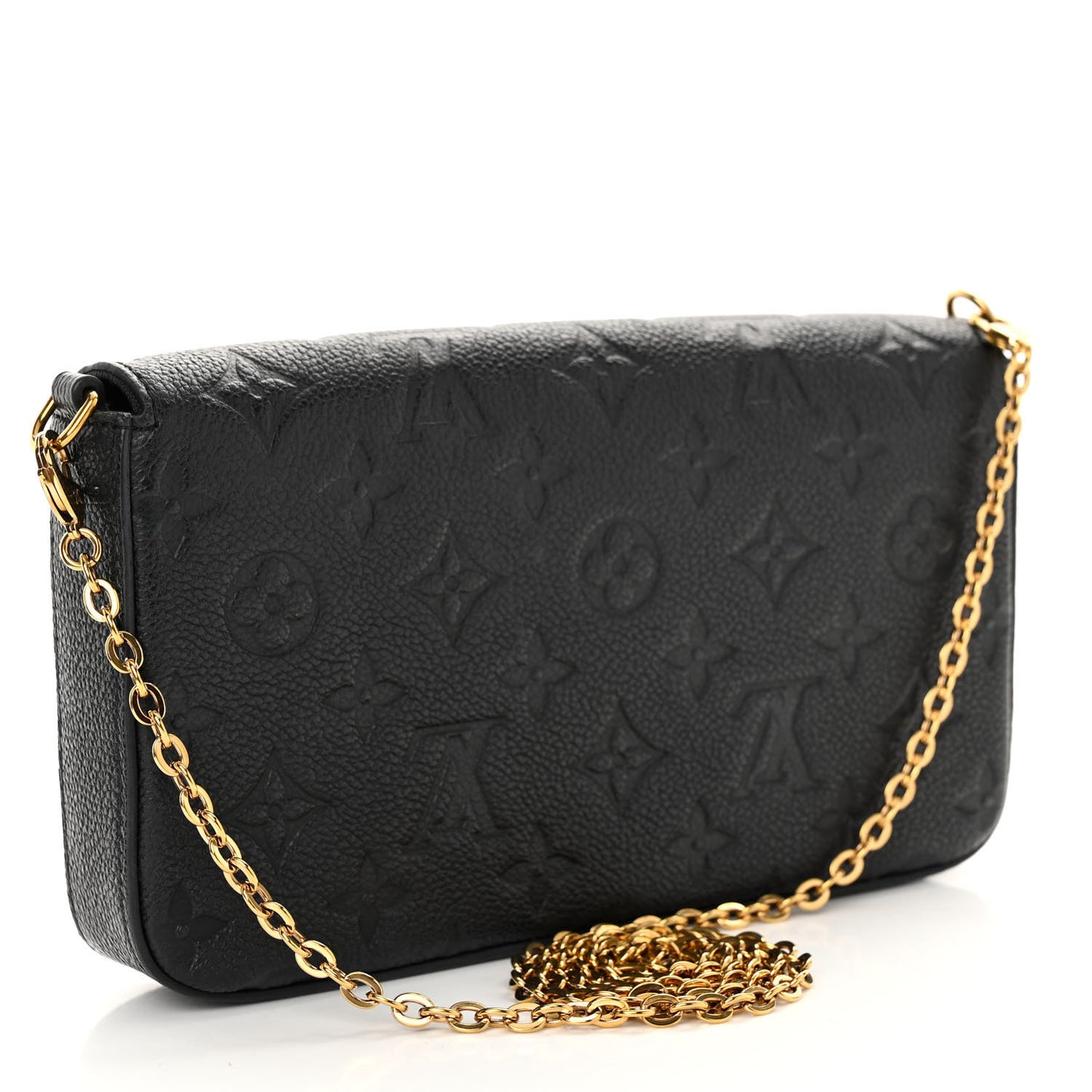 Empreinte Pochette Felicie Chain Wallet Black