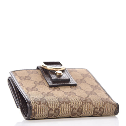 Gucci Monogram Abbey Compact Wallet Dark Brown 4 of 18