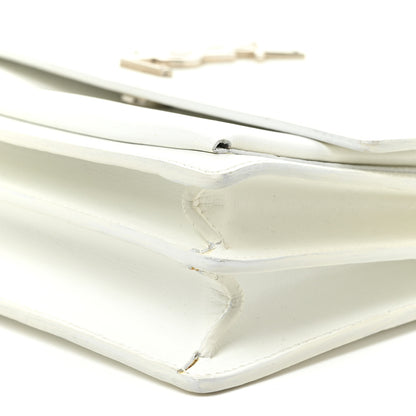Saint Laurent Calfskin Medium Monogram Sunset White 11 of 29