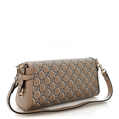 Gucci GG Shadow Monogram Small Luce Shoulder Bag Beige 3 of 10