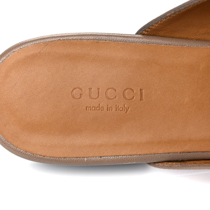 Gucci Malaga Kid Womens Princetown Slippers 36.5 Mud 8 of 9