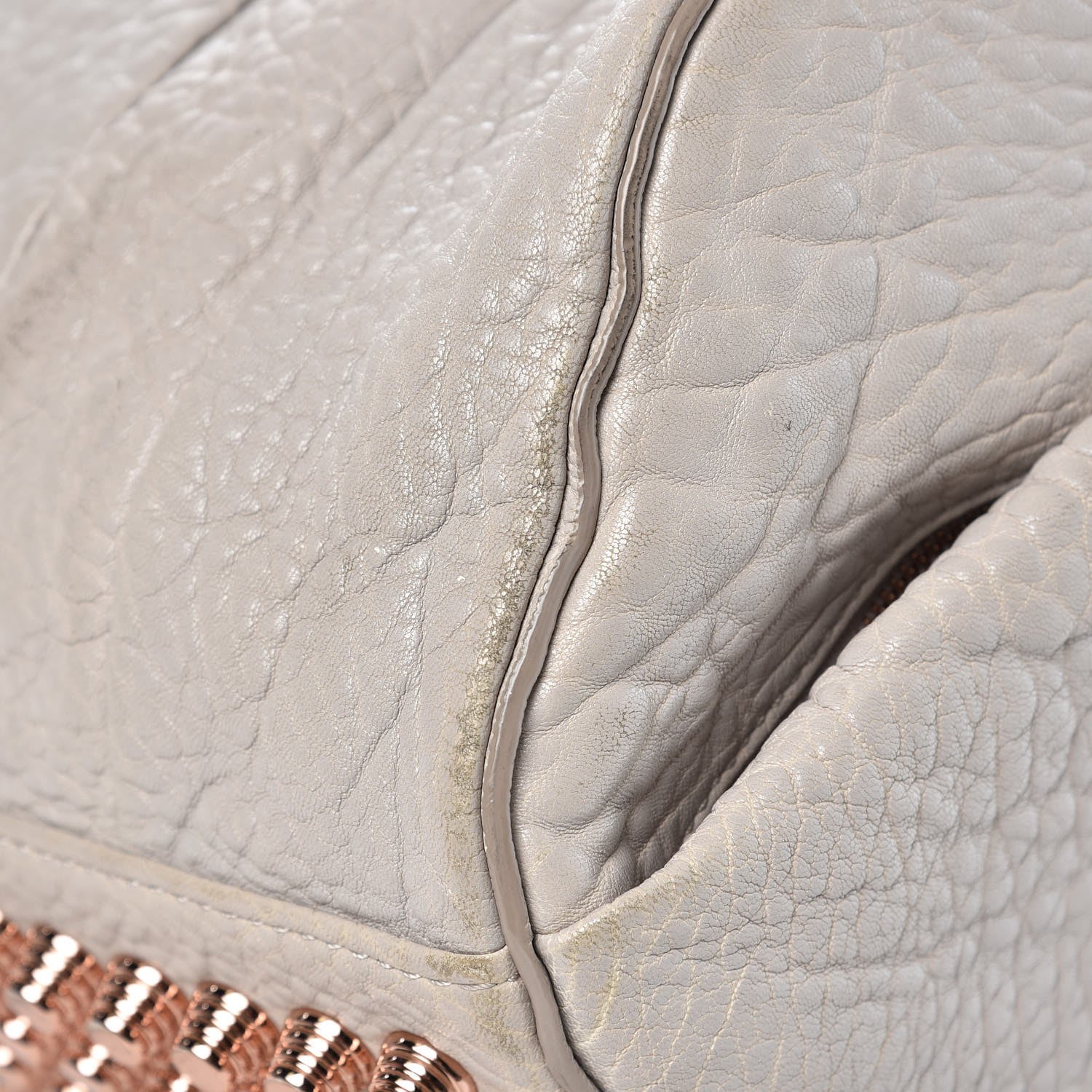 Alexander Wang Pebbled Lambskin Rocco Lilac Rose Gold Hardware 11 of 16
