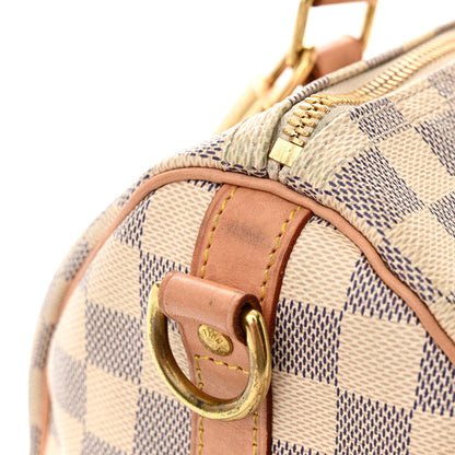 Louis Vuitton Damier Azur Speedy Bandouliere 25 13 of 19