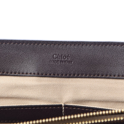 Chloe Smooth Calfskin Suede Medium Faye Day Shoulder Bag Carbon Brown 6 of 12