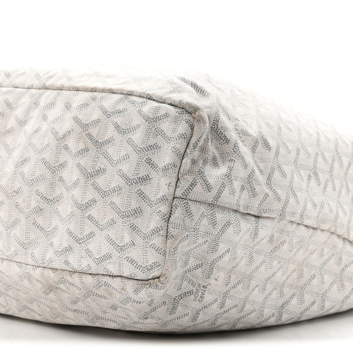 Goyard Goyardine Boheme Hobo White 10 of 12