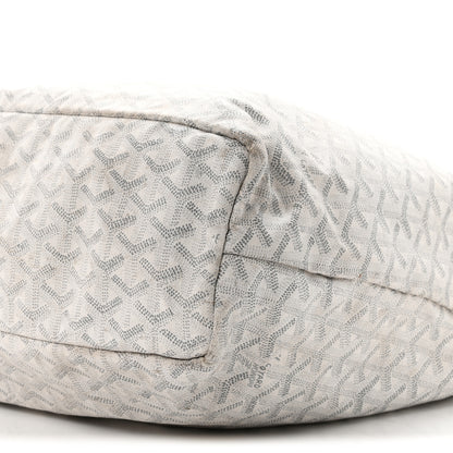 Goyard Goyardine Boheme Hobo White 10 of 12