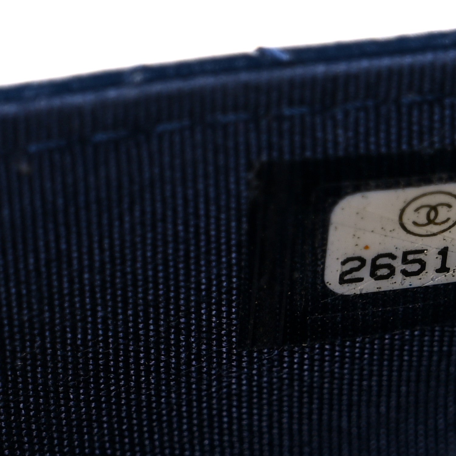 Chanel Aged Glazed Calfskin Stitched Golden Class CC Wallet on Chain WOC Blue 8 of 15