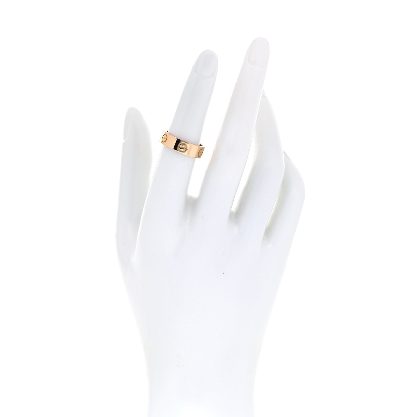 18K Yellow Gold 5.5mm LOVE Ring 52 6
