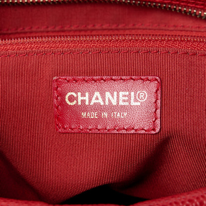 Chanel Caviar Quilted Petit Timeless Shopping Tote PTT Red 6 of 11