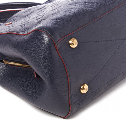 Louis Vuitton Empreinte Montaigne MM Marine Rouge 6 of 7