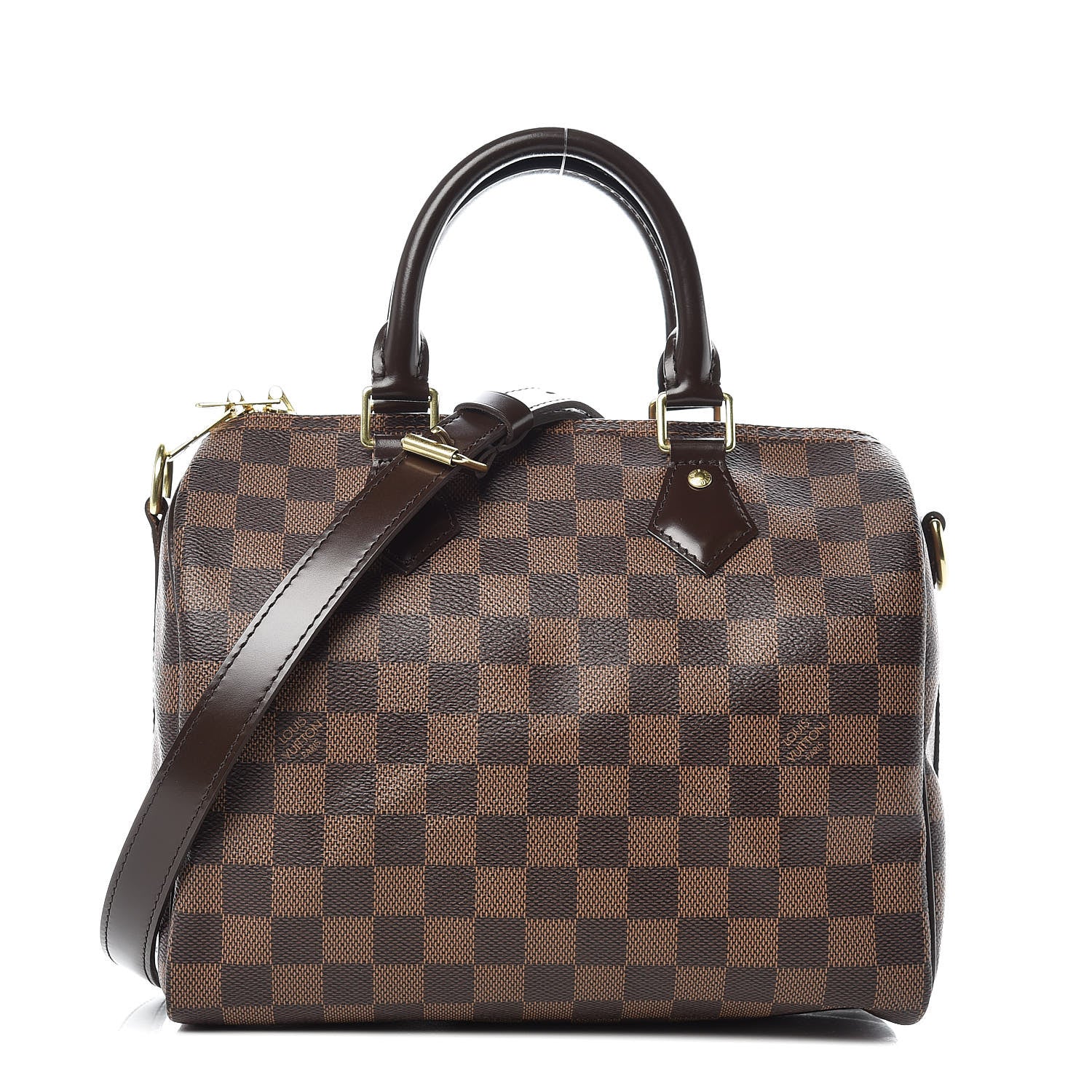 Louis Vuitton Damier Ebene Speedy Bandouliere 25 1 of 10