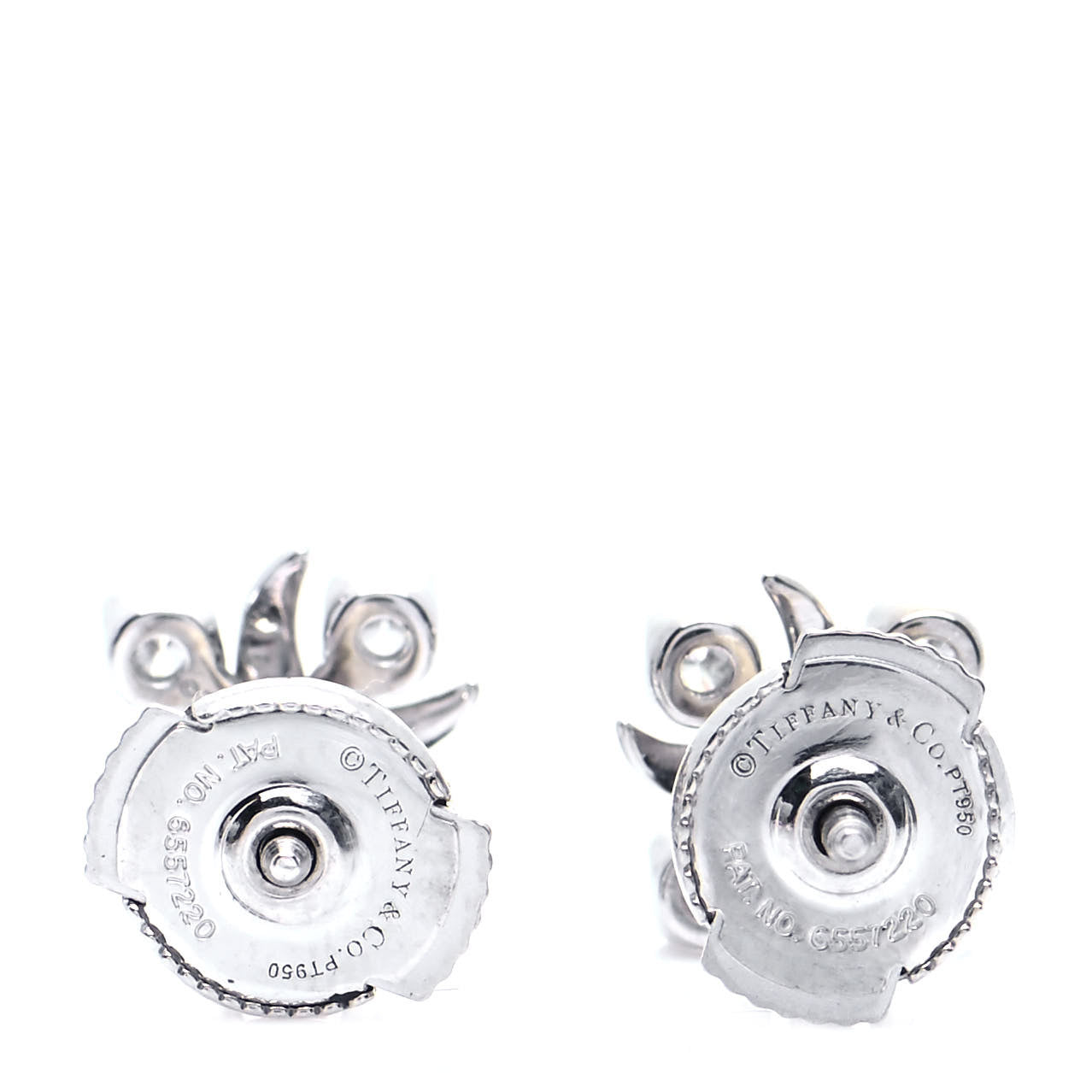 Platinum Diamond Schlumberger Lynn Earrings