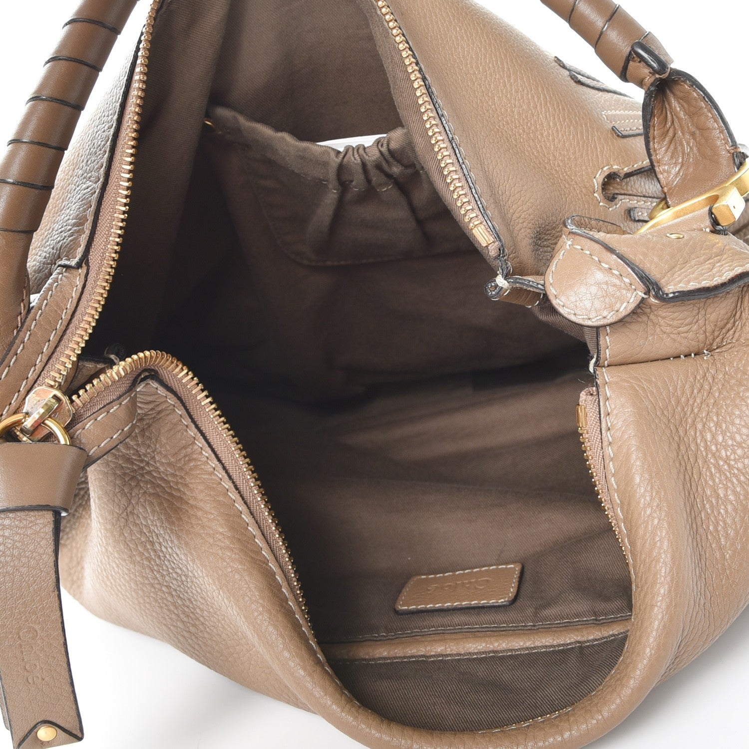 Chloe Calfskin Large Marcie Hobo Nut 5 of 12