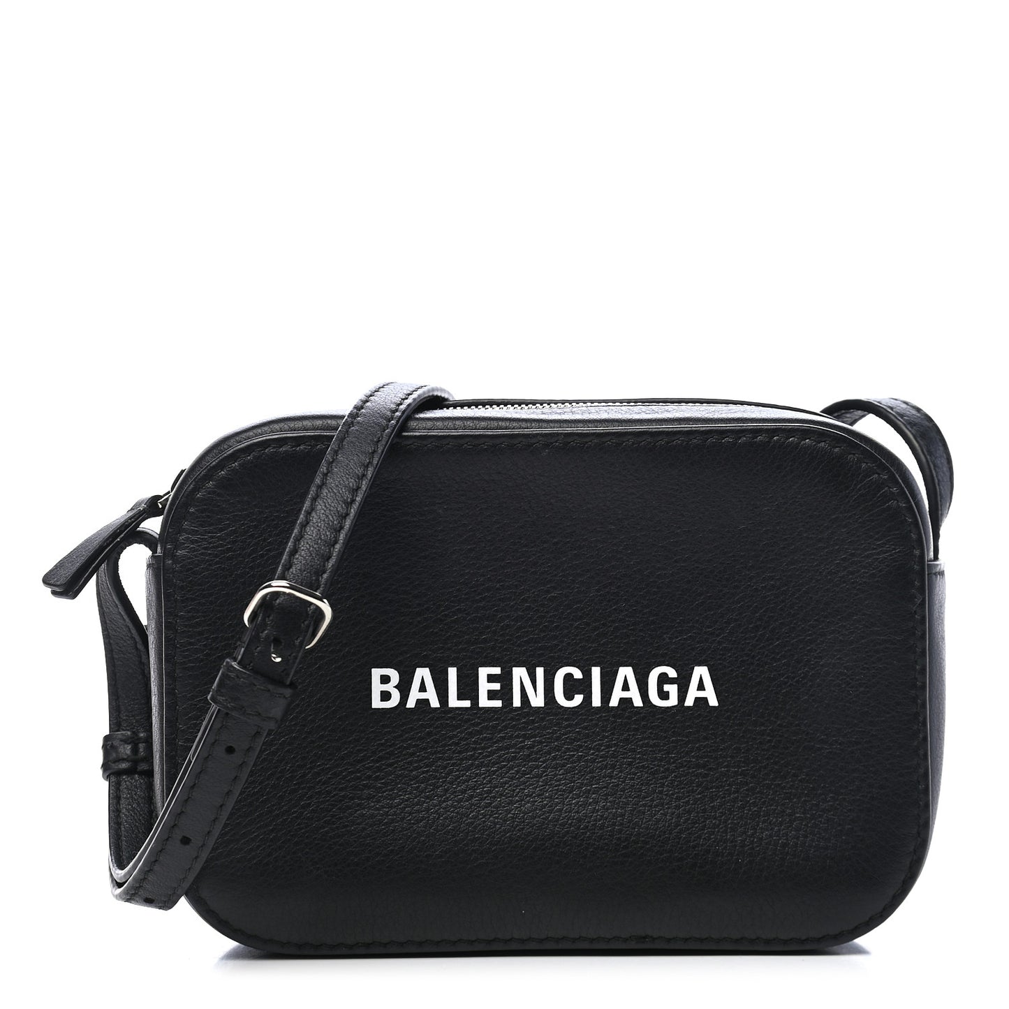 Calfskin Logo XS Everyday Camera Bag Black