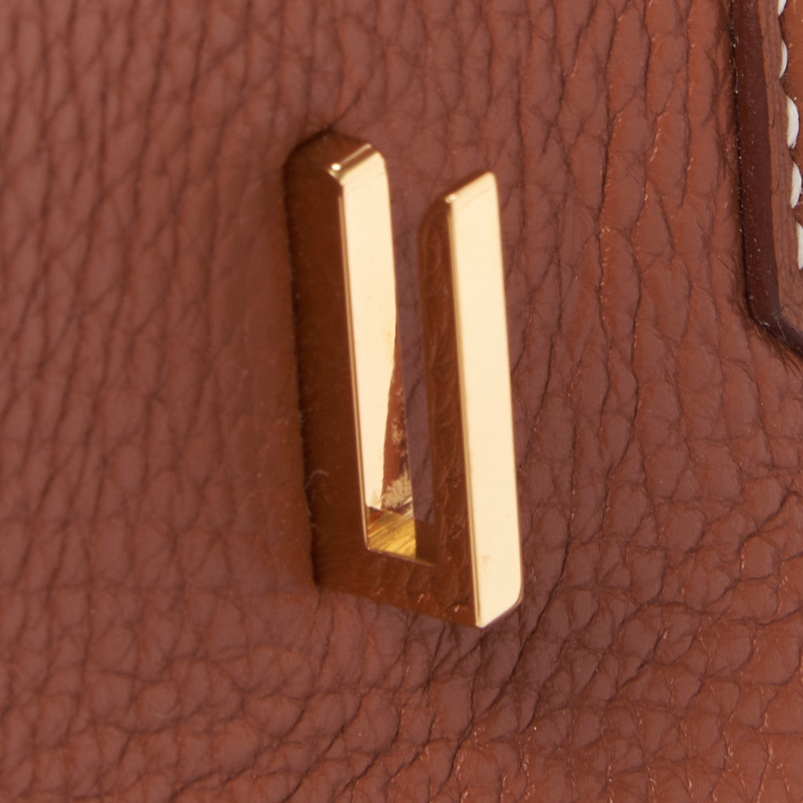 Taurillon Clemence Birkin 35 Gold