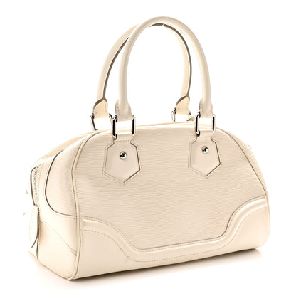 Louis Vuitton Epi Bowling Montaigne PM Ivory 3 of 10