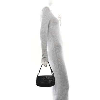 Bottega Veneta Nappa Intrecciato Mini Shoulder Bag Black 2 of 11