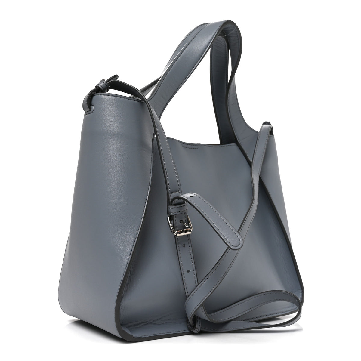 Eco Alter Nappa Perforated Logo Crossbody Thunder