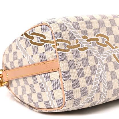 Louis Vuitton Damier Azur Nautical Speedy Bandouliere 25 8 of 9