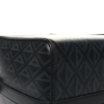Christian Dior CHRISTIAN DIOR Coated Canvas CD Diamond Lingot 50 Bag Black 10 of 11