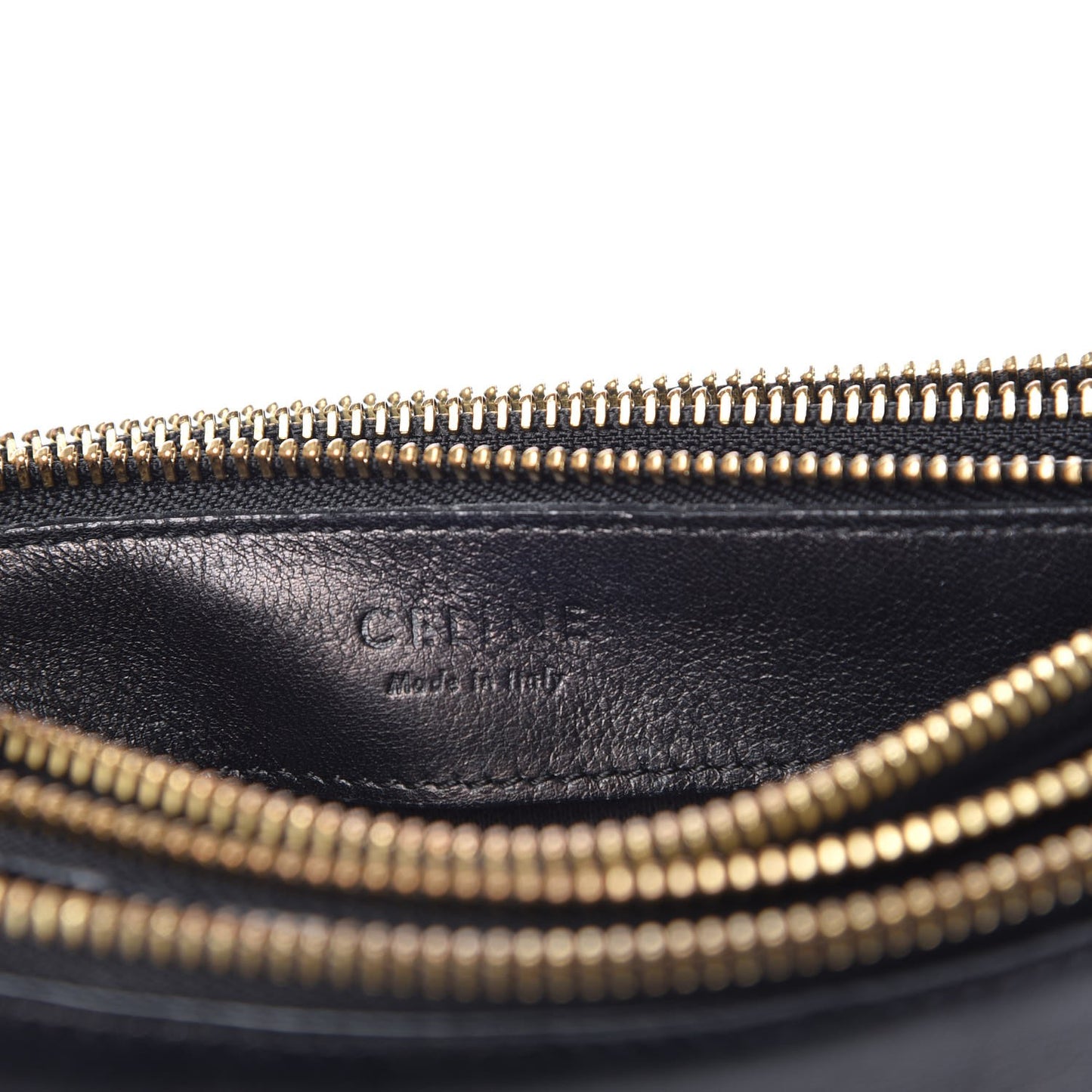 Lambskin Small Trio Crossbody Bag Black