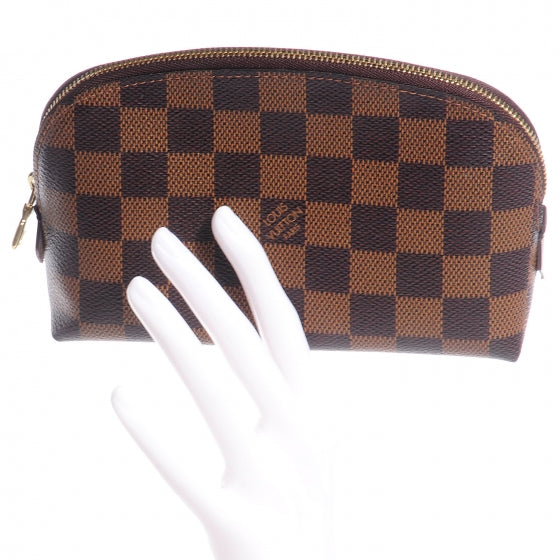Louis Vuitton Damier Ebene Cosmetic Pouch 2 of 7