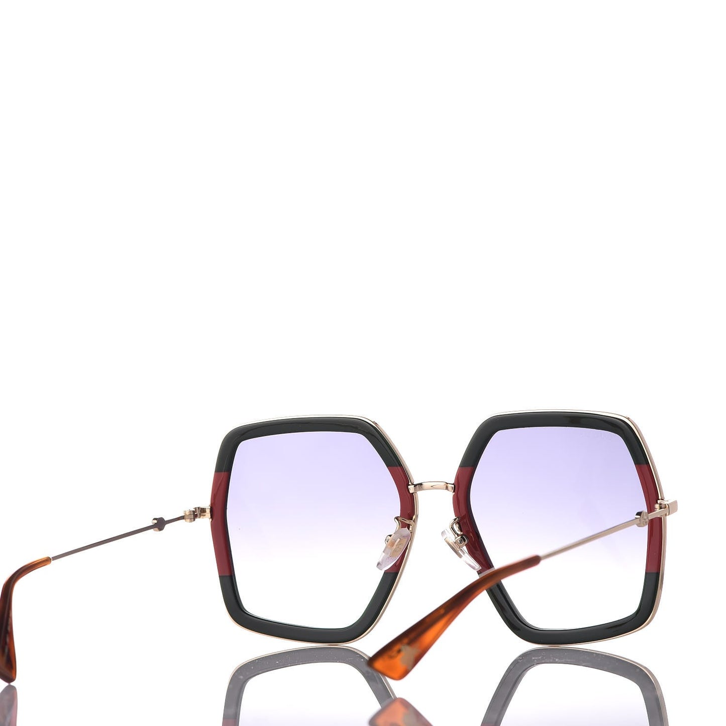 Square Frame Web GG0106S Sunglasses Tortoise