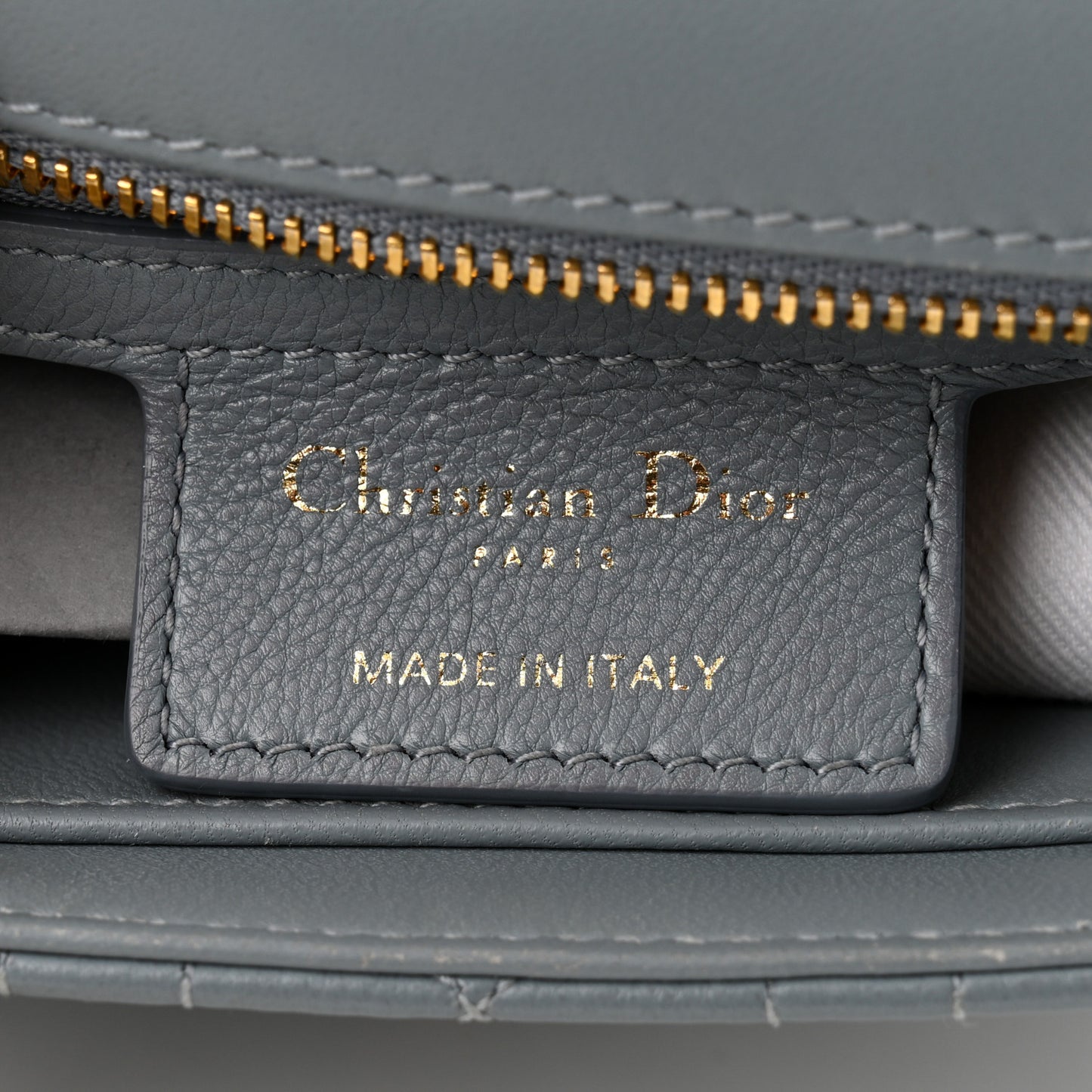 Calfskin Cannage Small Caro Bag Cloud Blue