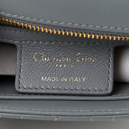 Christian Dior Calfskin Cannage Small Caro Bag Cloud Blue 6 of 10